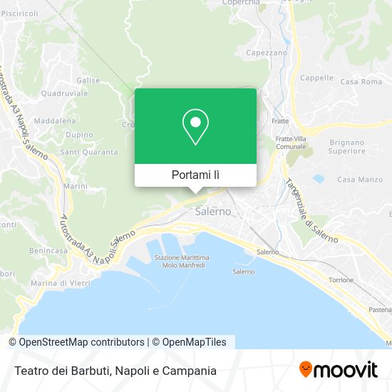 Mappa Teatro dei Barbuti