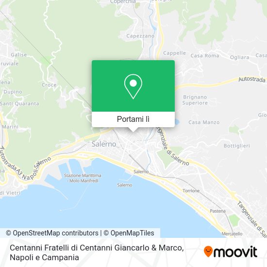 Mappa Centanni Fratelli di Centanni Giancarlo & Marco