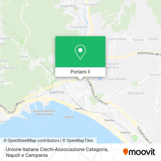 Mappa Unione Italiana Ciechi-Associazione Categoria