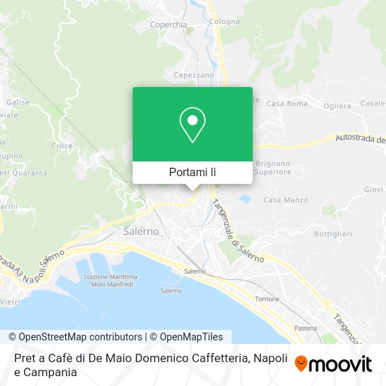 Mappa Pret a Cafè di De Maio Domenico Caffetteria