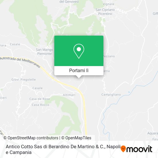 Mappa Antico Cotto Sas di Berardino De Martino & C.