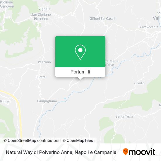 Mappa Natural Way di Polverino Anna