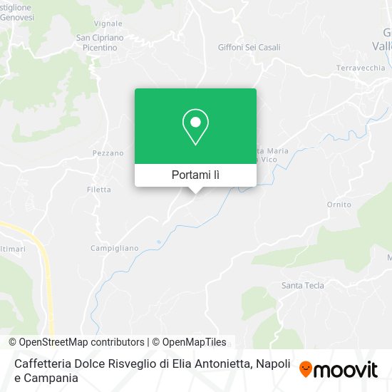 Mappa Caffetteria Dolce Risveglio di Elia Antonietta