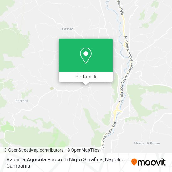 Mappa Azienda Agricola Fuoco di Nigro Serafina