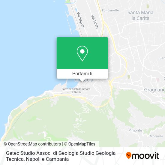 Mappa Getec Studio Assoc. di Geologia Studio Geologia Tecnica