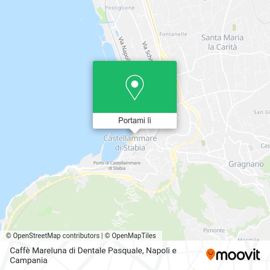 Mappa Caffè Mareluna di Dentale Pasquale