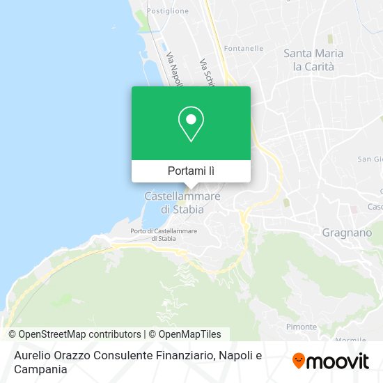Mappa Aurelio Orazzo Consulente Finanziario