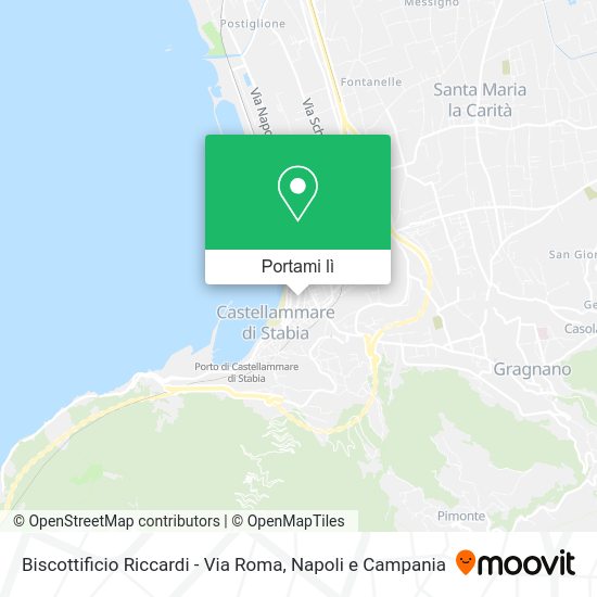 Mappa Biscottificio Riccardi - Via Roma