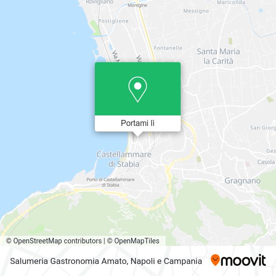 Mappa Salumeria Gastronomia Amato