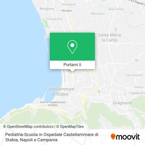 Mappa Pediatria-Scuola in Ospedale Castellammare di Stabia