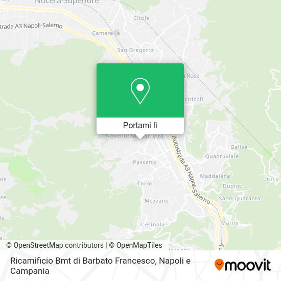 Mappa Ricamificio Bmt di Barbato Francesco