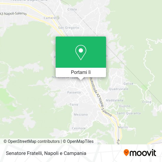 Mappa Senatore Fratelli