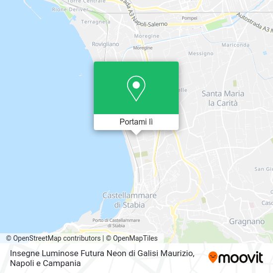 Mappa Insegne Luminose Futura Neon di Galisi Maurizio