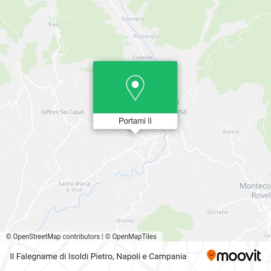 Mappa Il Falegname di Isoldi Pietro