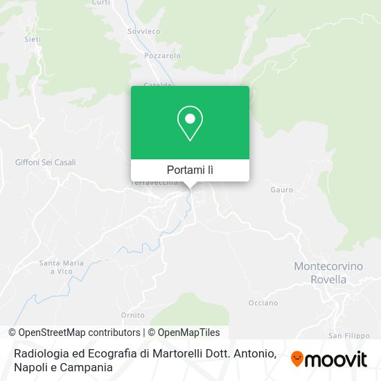Mappa Radiologia ed Ecografia di Martorelli Dott. Antonio