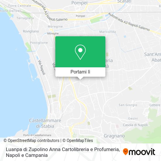 Mappa Luanpa di Zupolino Anna Cartolibreria e Profumeria