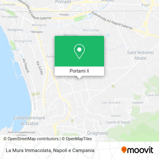 Mappa La Mura Immacolata