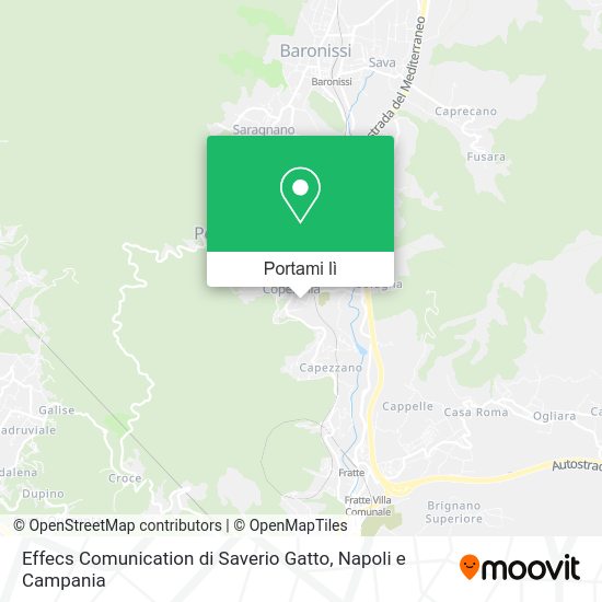 Mappa Effecs Comunication di Saverio Gatto