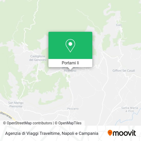 Mappa Agenzia di Viaggi Traveltime