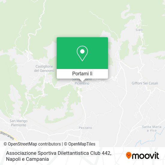 Mappa Associazione Sportiva Dilettantistica Club 442
