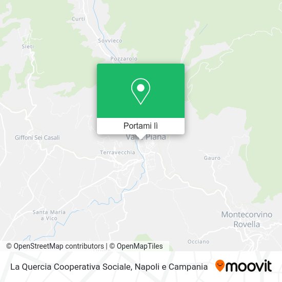 Mappa La Quercia Cooperativa Sociale