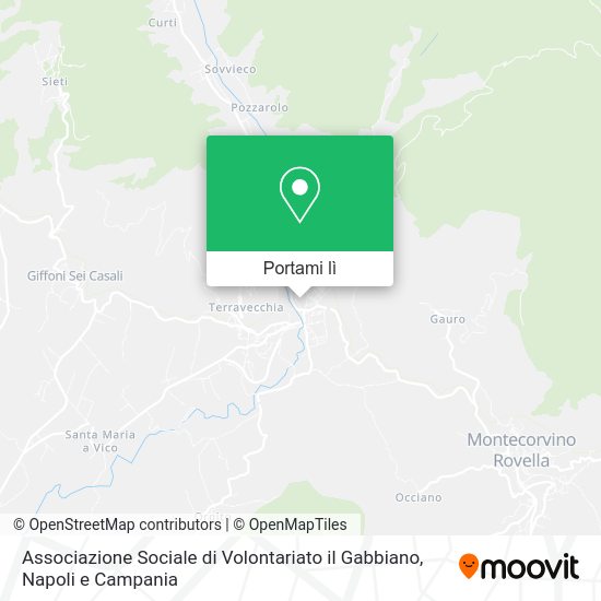 Mappa Associazione Sociale di Volontariato il Gabbiano