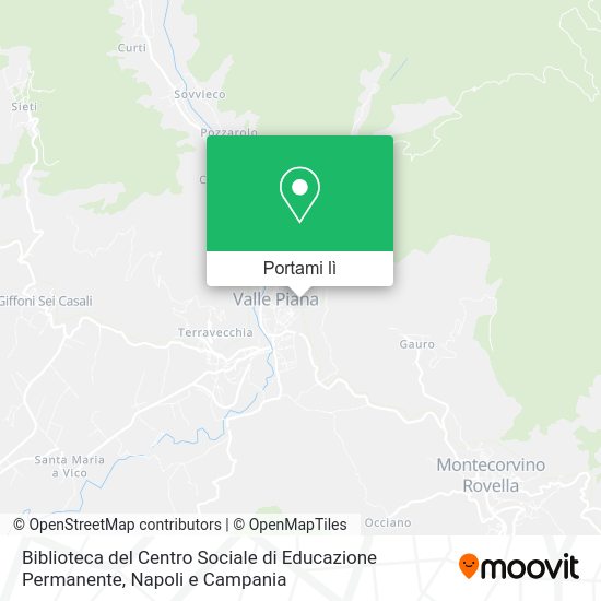 Mappa Biblioteca del Centro Sociale di Educazione Permanente