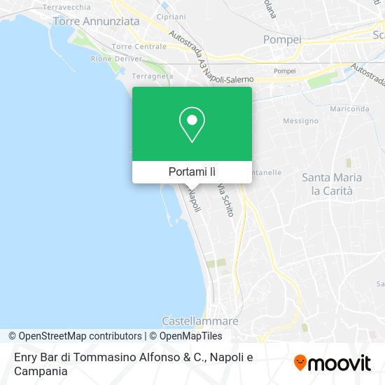Mappa Enry Bar di Tommasino Alfonso & C.