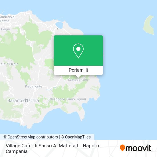 Mappa Village Cafe' di Sasso A. Mattera L.