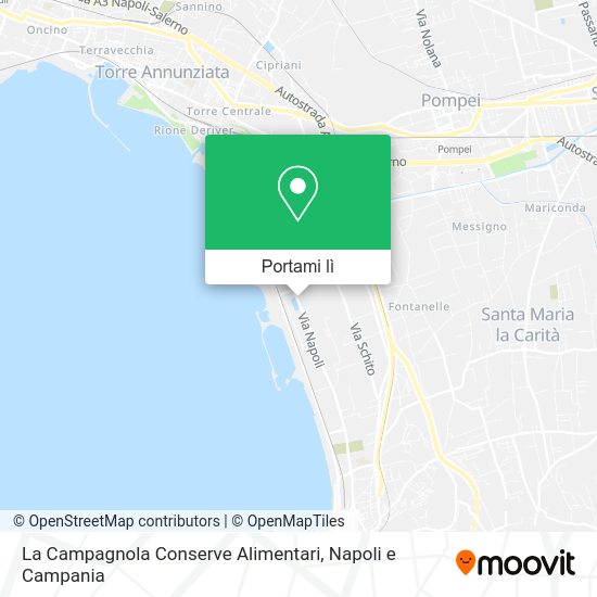 Mappa La Campagnola Conserve Alimentari