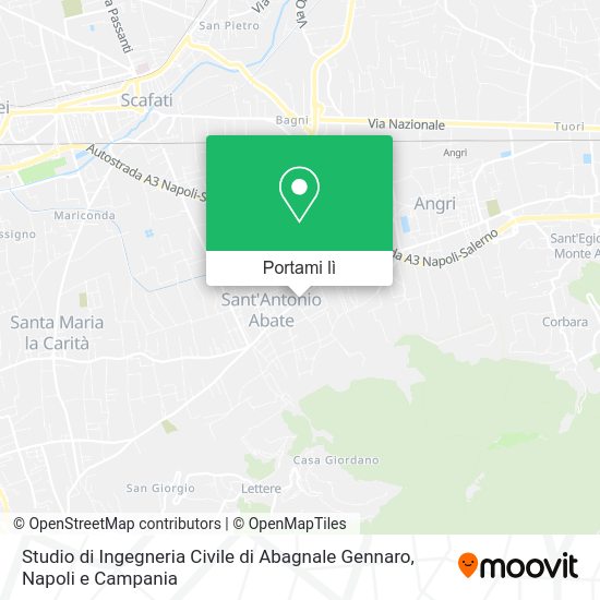 Mappa Studio di Ingegneria Civile di Abagnale Gennaro