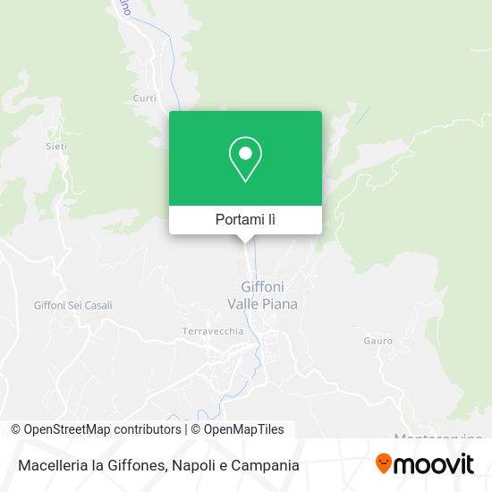 Mappa Macelleria la Giffones