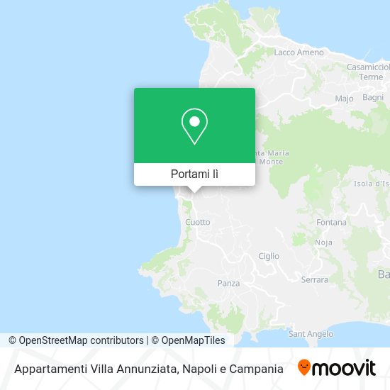 Mappa Appartamenti Villa Annunziata