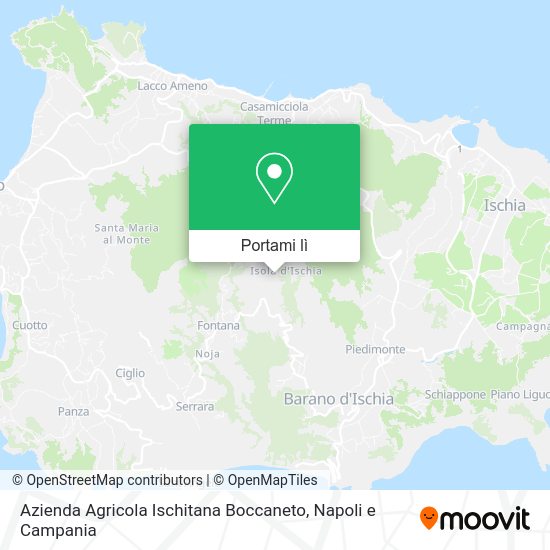 Mappa Azienda Agricola Ischitana Boccaneto