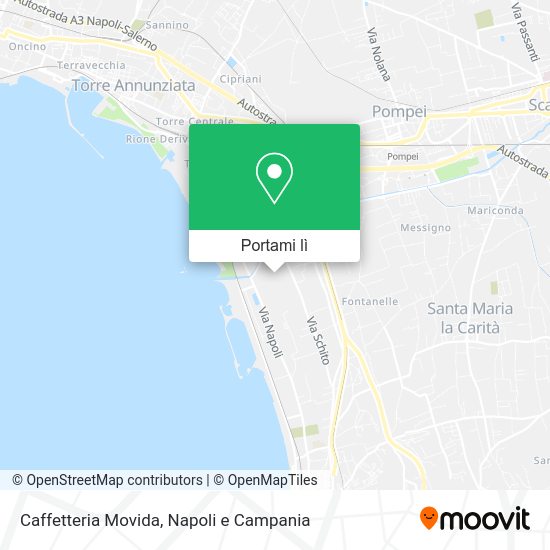 Mappa Caffetteria Movida
