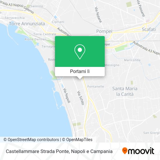Mappa Castellammare Strada Ponte
