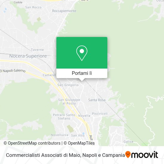 Mappa Commercialisti Associati di Maio