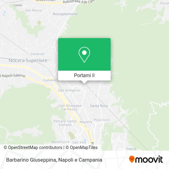 Mappa Barbarino Giuseppina