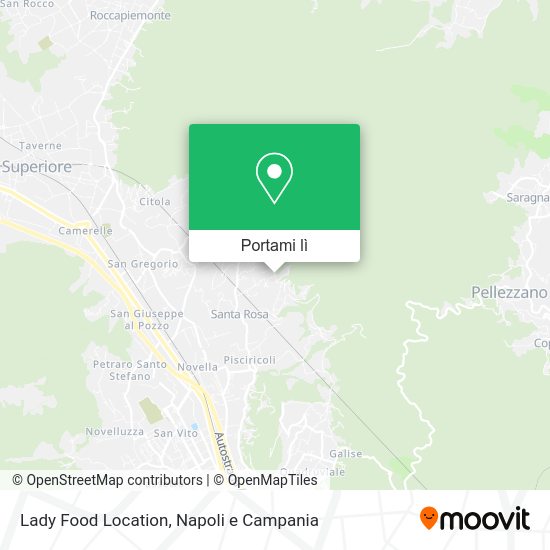 Mappa Lady Food Location