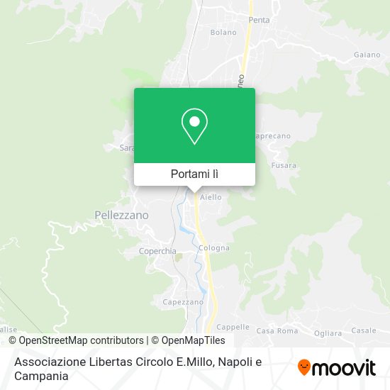 Mappa Associazione Libertas Circolo E.Millo