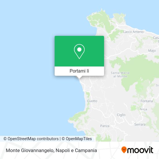 Mappa Monte Giovannangelo