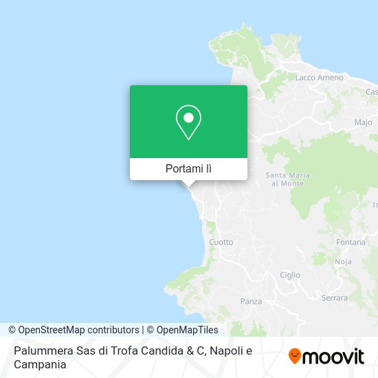 Mappa Palummera Sas di Trofa Candida & C