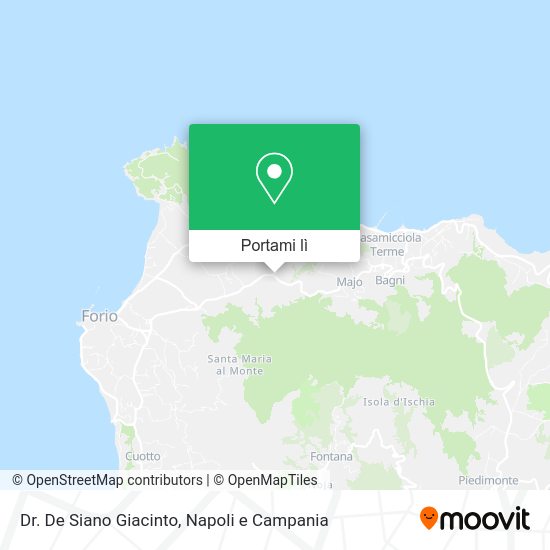 Mappa Dr. De Siano Giacinto