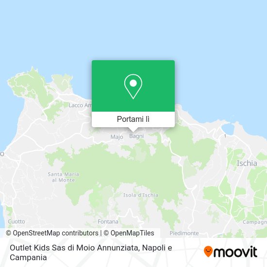 Mappa Outlet Kids Sas di Moio Annunziata