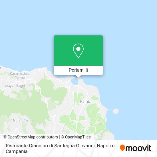 Mappa Ristorante Giannino di Sardegna Giovanni