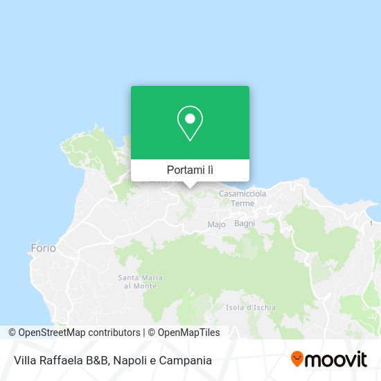 Mappa Villa Raffaela B&B