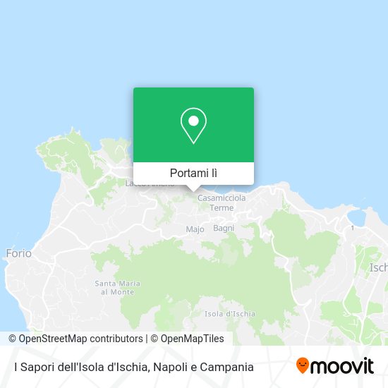 Mappa I Sapori dell'Isola d'Ischia