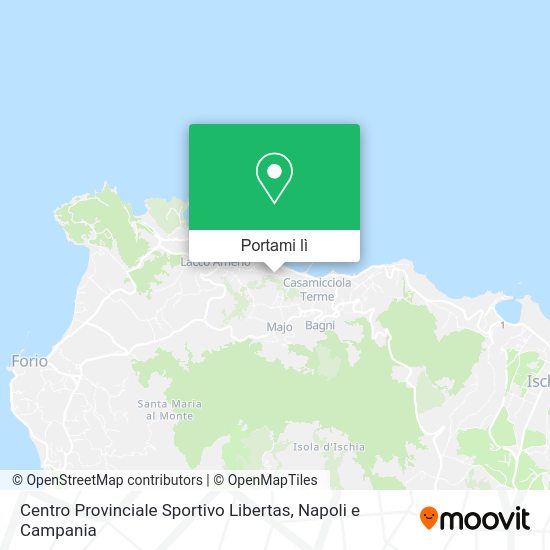 Mappa Centro Provinciale Sportivo Libertas