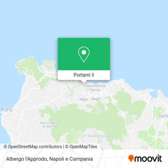 Mappa Albergo l'Approdo