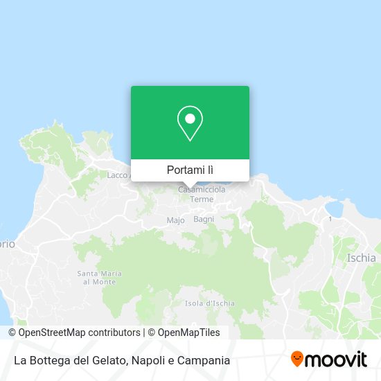 Mappa La Bottega del Gelato